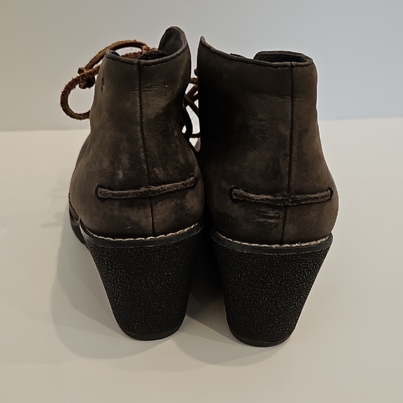 Sperry Women's Gray Ankle Booties Leather Size 8.5 Celeste Prow - Picture 6 of 9